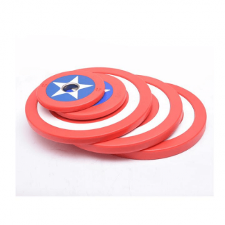 Captain America Olympic Urethane Bumper Weight Plate