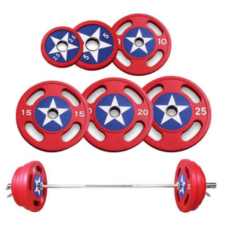 Captain America Urethane Olympic Weight Plate