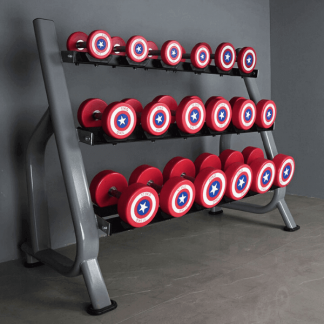 Captain America Dumbbell Set -2.5kg – 12.5kg (5 Sets)